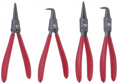 KS TOOLS  Jeu de pinces &agrave; circlips 4 pi&egrave;ces 19-60 mm 119.2055