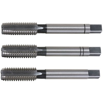 KS TOOLS  Jeux de tarauds &agrave; main hss m, M22x2,5, 3 pcs - 331.0220