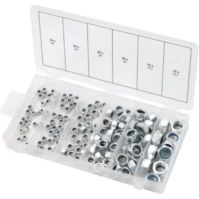 KS TOOLS  - kstools - Assortiment d'&eacute;crous de s&eacute;curit&eacute; x146 - 970.0120