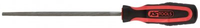 KS TOOLS  - Lime ronde emmanch&eacute;e demi-douce, L.200 mm - 157.0205