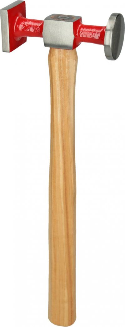 KS TOOLS  marteau de carrossier, t&ecirc;te bomb&eacute;, grand rond/carr&eacute;, 325mm