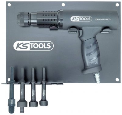 KS TOOLS  Vibro-Power comprim&eacute; set marteau air ciseau. 6 pcs. 51