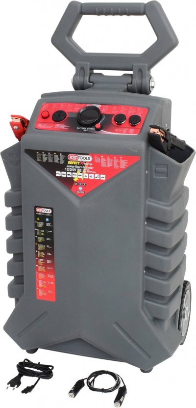 KSTOOLS  - Booster &agrave; batteries 12V + 24V - sur roue 3000 a