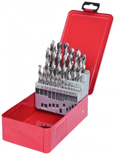 KS TOOLS KSTOOLS - Coffret de forets HSS-G meul&eacute;s, 25 pi&egrave;ces - 330.2613
