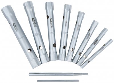 KS TOOLS Kstools -  Tubulure r&eacute;gl&eacute;. 10 pcs 6x7-20x22mm 518e