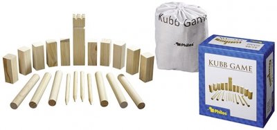 PHILOS Kubb, jeu d'adresse familial en bois
