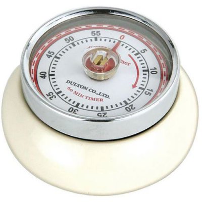 MANUTAN Kuchenprofi - 26Z72334 - Minuteur Aimant&eacute; - Cr&egrave;me