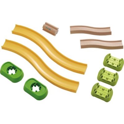 HABA Kullerb&uuml; set d'extension pour chemins de billes Slopes & Co 10 pi&egrave;ces