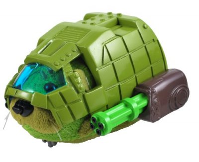 GIOCHI PREZIOSI Kung Zhu Pets - 2864 - Peluche - Armures Forces Sp&eacute;ciales - Bleu