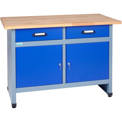 KUPPER  - Etabli 2 portes et 2 tiroirs L:120cm - Bleu marine 12057