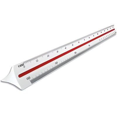 MAPED Kutch &eacute;chelle de r&eacute;duction triangle 1,2500 sous &eacute;tui packbordable 
