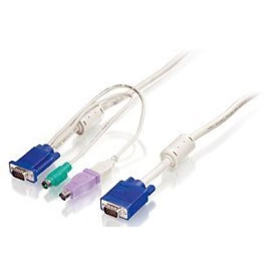 LEVEL ONE KVM Kabel LevelOne ACC-2103 USB+PS/2 5,00m