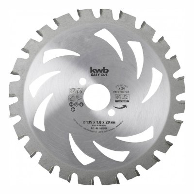 KWB  Batterie Top Lame de scie circulaire Easy Cut, argent, 581938