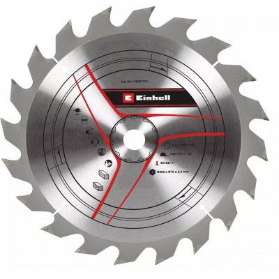 EINHELL Kwb By  - Lame de scie 200 x 16 x 2,8 mm, 20 dents