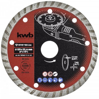 KWB  CUT-FIX&reg; Disques &agrave; tron&ccedil;onner DIAMANT, &oslash; 125 mm - 797540