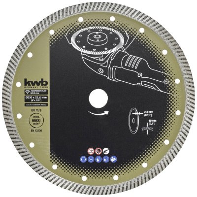 KWB  - disque diamant gold line 230 &agrave; jante continue 