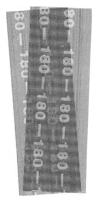 KWB  Grille lin Spatule et pl&acirc;tre 115 x 280 mm, 854&ndash;880