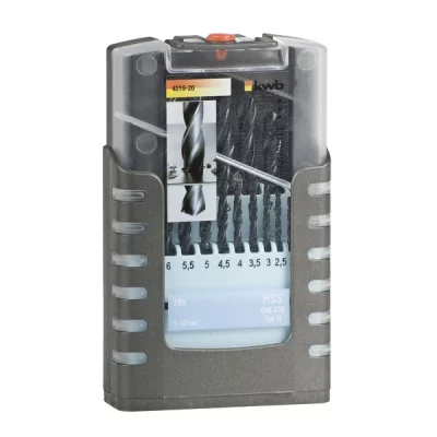 KWB  HSS Forets en m&eacute;tal (DIN 338), multicolore, 421920