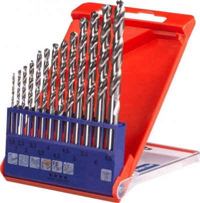 KWB  Jeu de foret h&eacute;lico&iuml;dal HSS SILVER STAR, 13 pi&egrave;ces - 205840
