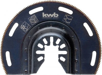 KWB  Lame de scie plongeante, semi-circulaire, en bim&eacute;tal - 709450