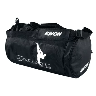 KWON  5016003 Sac de Sport sp&eacute;cial karat&eacute;, Noir, 48 x 24 cm