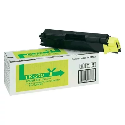 KYOCERA  Toner original TK 590 Y - Jaune