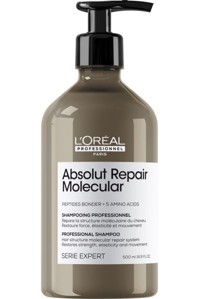 L OREAL PROFESSIONNEL L'Or&eacute;al Pro Shampooing Absolut Repair Molecular L'Or&eacute;al Pro 500ml