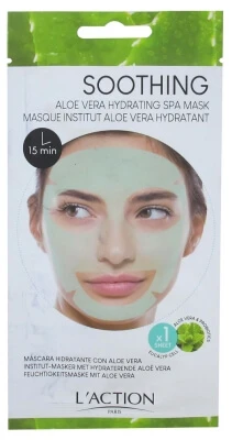 MATHIEU LABO L'Action Paris Masque Tissu Hydratant Aloe Vera-l'Action - Sachet 1 masque