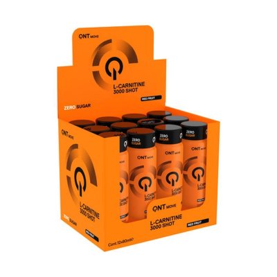 QNT L-Carnitine Shot 3 12x80ml Fruits rouges  Seche