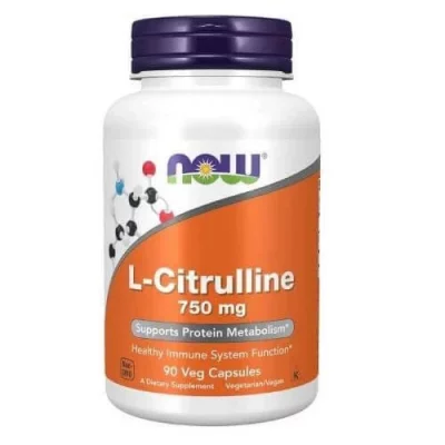 NOW FOODS L-Citrulline 750mg 90 caps Standard  Acides Amines - BCAA