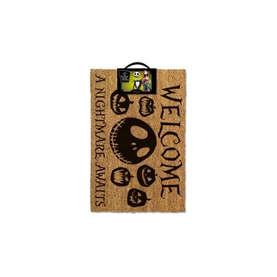  L'etrange noel de mr. Jack - paillasson a nightmare awaits 40 x 60 cm