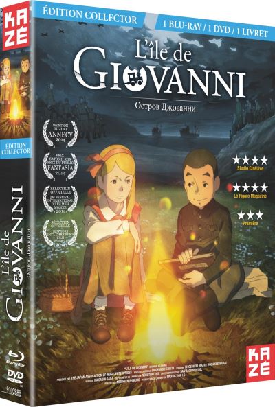 L'&icirc;le de Giovanni Film Edition Collector Combo Blu-Ray + DVD + Livret