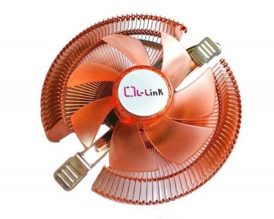 L LINK L-link I3/i5/775/1150/1151/2011/fm1/fm2 Cpu Fan Rouge