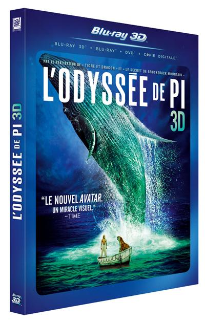 L'odyss&eacute;e de Pi Combo Blu-ray 3D + 2D + DVD 