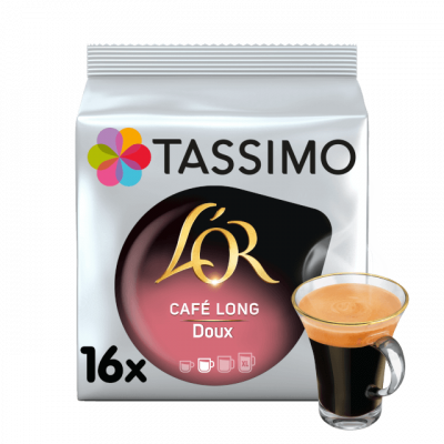TASSIMO L'Or Espresso - 16 dosettes L'OR Caf&eacute; Long Doux - 
