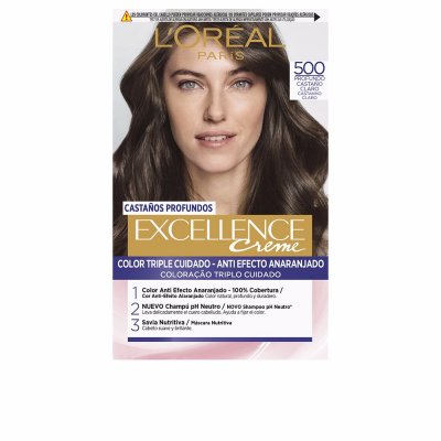 L OREAL PARIS L'Or&eacute;al Excellence Brunette Tint 500 True Light Brown 1pc