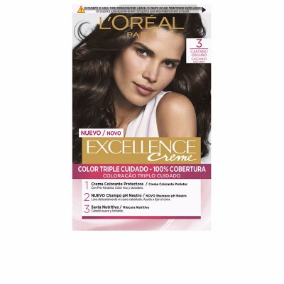 L OREAL L'Oreal Excellence Creme Hair Dye N3 Dark Brown 1pc