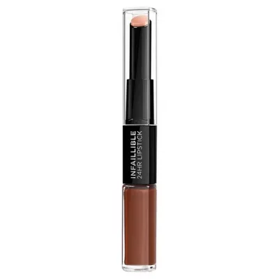 L OREAL PARIS L'Or&eacute;al Infallible 24H 2 Step Rouge &agrave; l&egrave;vres - 117 Perpetual Brown