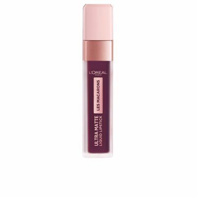 L OREAL L'Or&eacute;al Les Macarons Rouge &agrave; L&egrave;vres Liquide Mat 830 Cassis Crush 1pc