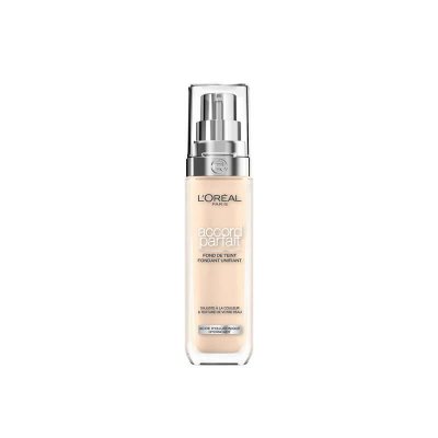 L OREAL PARIS L'Or&eacute;al Paris Accord Parfait Fond de Teint Fluide 1.N Ivoire