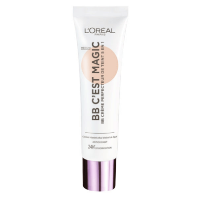 L OREAL PARIS L'Or&eacute;al Paris C'est Magic BB Cr&egrave;me 5 en 1 04 Medium 30 ml 04 Medium