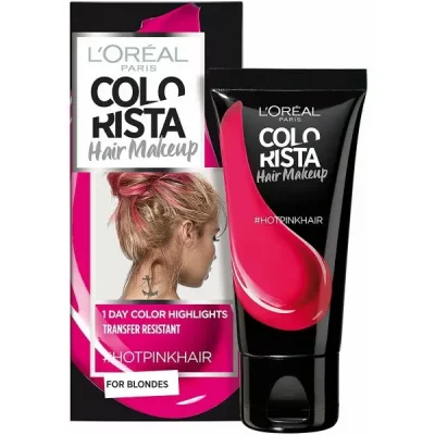 L OREAL L'Or&eacute;al Paris Colorista Hair Makeup Hot Pink Hair - Le tube de 30 ml
