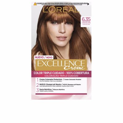 L OREAL PARIS L'Or&eacute;al Paris Excellence Coloration Permanente 6.35 Chocolat