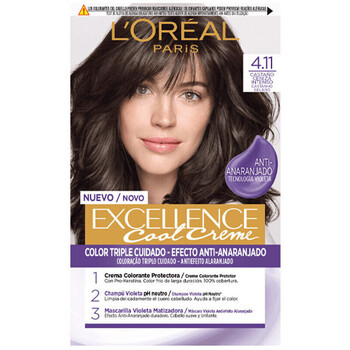 L OREAL L'Or&eacute;al Paris Excellence Cool Creme Dye 4.11 Brun Cendr&eacute; Intense