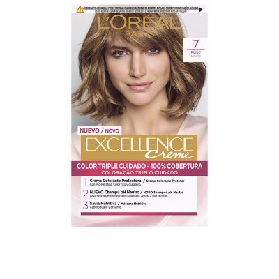 L OREAL L&acute;Or&eacute;al Paris - Excellence Cr&egrave;me 7 Blond Coloration capillaire 192 ml