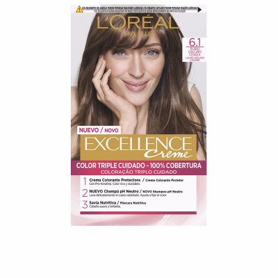 L OREAL L'Or&eacute;al Paris Excellence Creme Teinture 6.1 Rubio Oscuro Ceniza