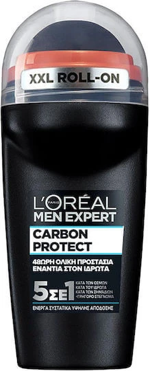 L OREAL PARIS L'Or&eacute;al Paris Men Expert D&eacute;odorant Charcoal Protect 48H Roll on 50