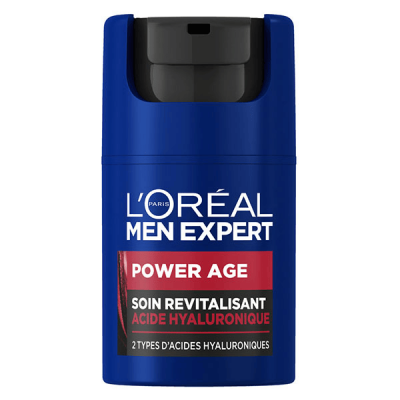 L OREAL PARIS L'Or&eacute;al Paris - Power Age Soin Revitalisant Acide Hyaluronique Homme 50 ml