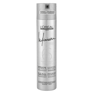 L OREAL PROFESSIONNEL L'Or&eacute;al Professionnel - Infinium Pure - souple Laque fixation 300 ml