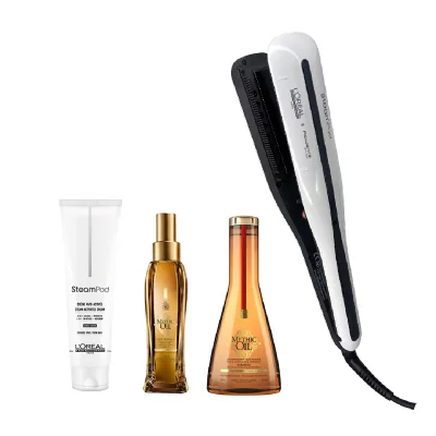 LOREAL L'Oreal Steampod 3 + Cr&egrave;me + Shampooing et Huile